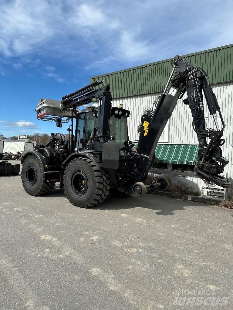 Huddig 1260D Rail Graaf-laadcombinaties