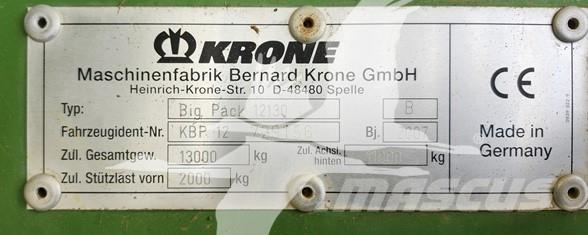 Krone BP12130 Vierkante balenpers