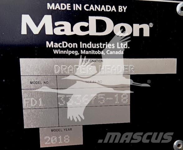 MAC DON FD145 Maaidorser aanbouwdelen