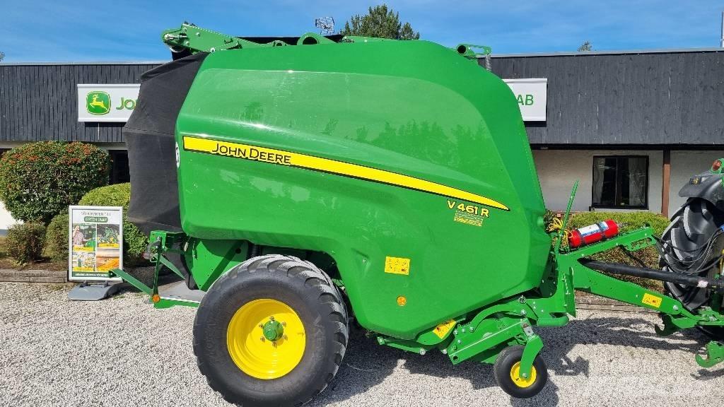 John Deere V461R Ronde-balenpersen