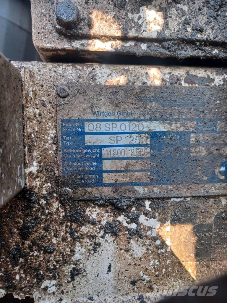 Wirtgen SP250 Bekisting