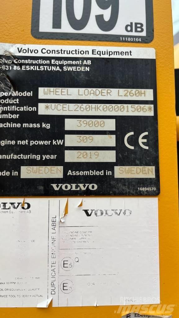 Volvo L260H Wielladers