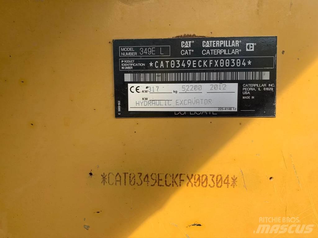 CAT 349 E Rupsgraafmachines