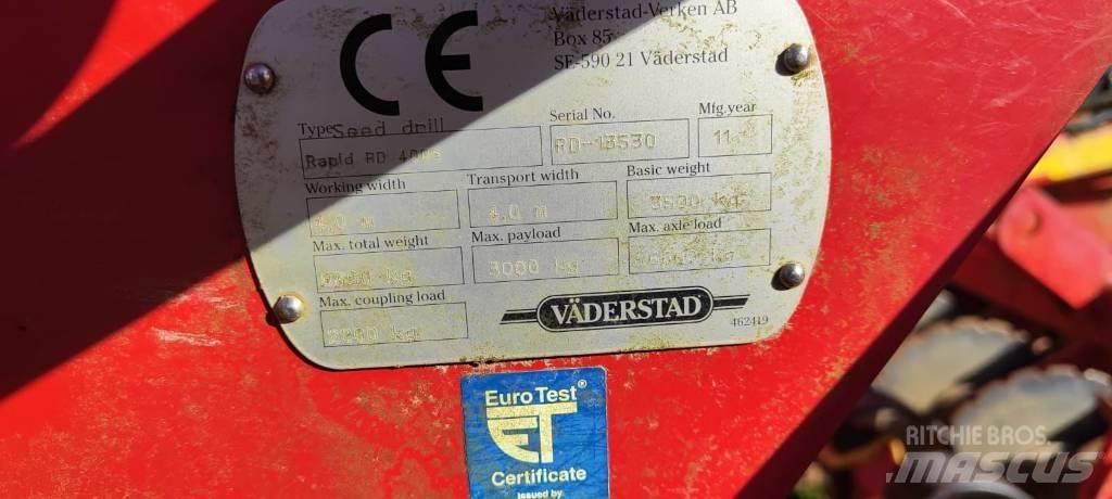 Väderstad Rapid400S Zaaicombinaties
