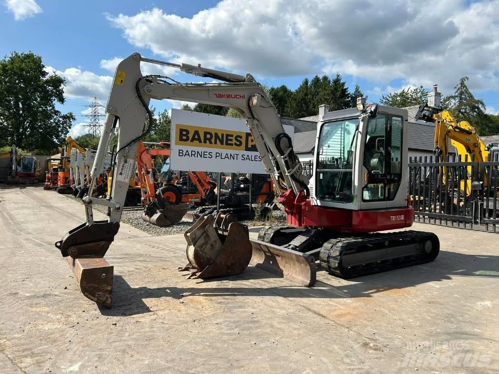 Takeuchi TB 153 FR Midigraafmachines 7t - 12t