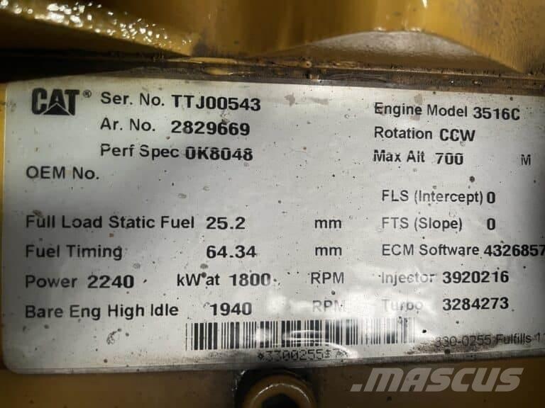 CAT 3516C Scheepsmotors