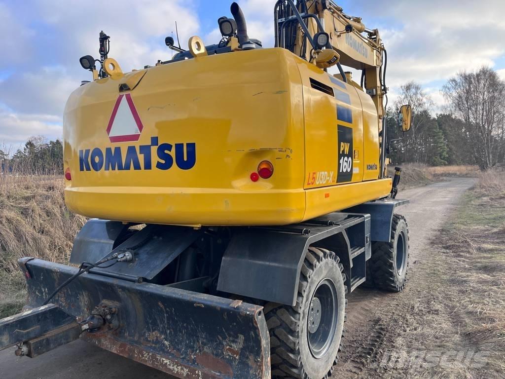 Komatsu PW 160 Wielgraafmachines