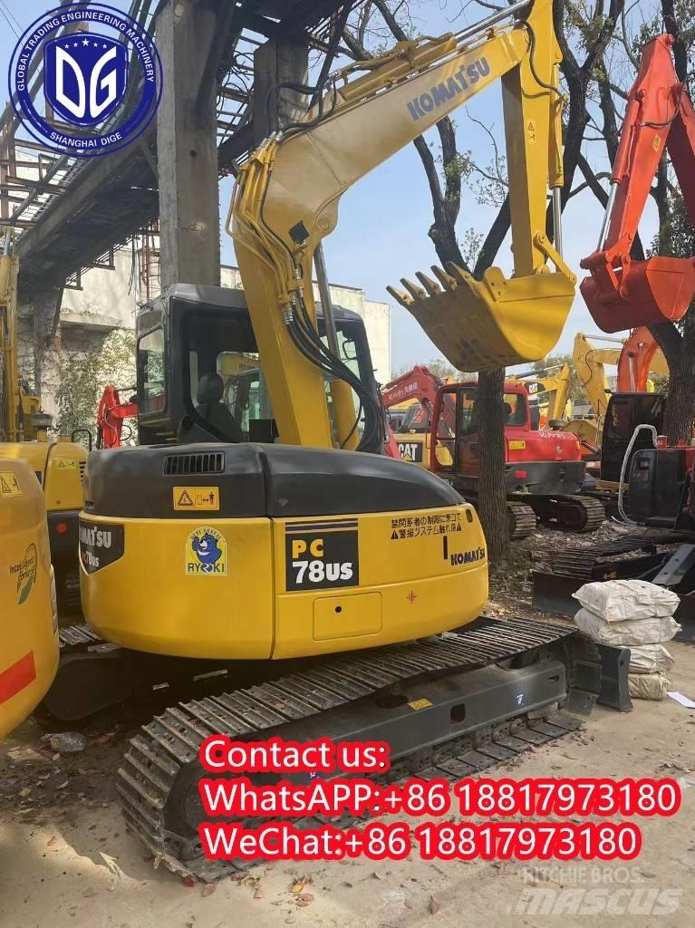 Komatsu PC 78 US Rupsgraafmachines