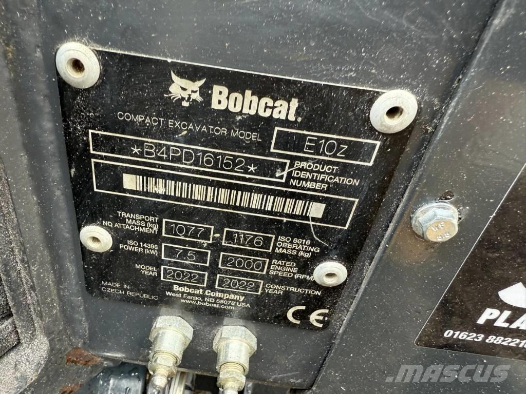 Bobcat E 10z Minigraafmachines < 7t