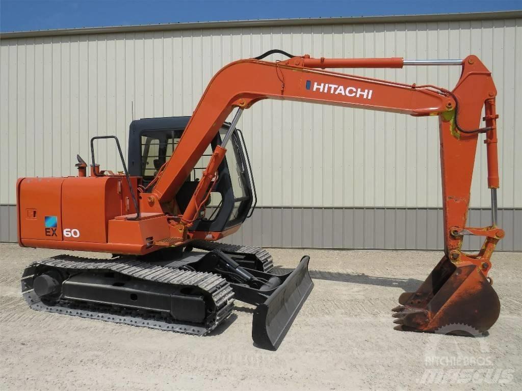 Hitachi EX 60 Minigraafmachines < 7t