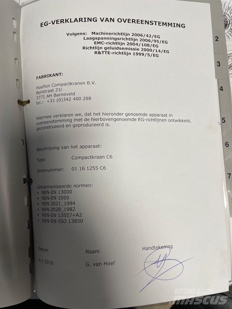 Hoeflon C 6 SOLD Mini hijskraan