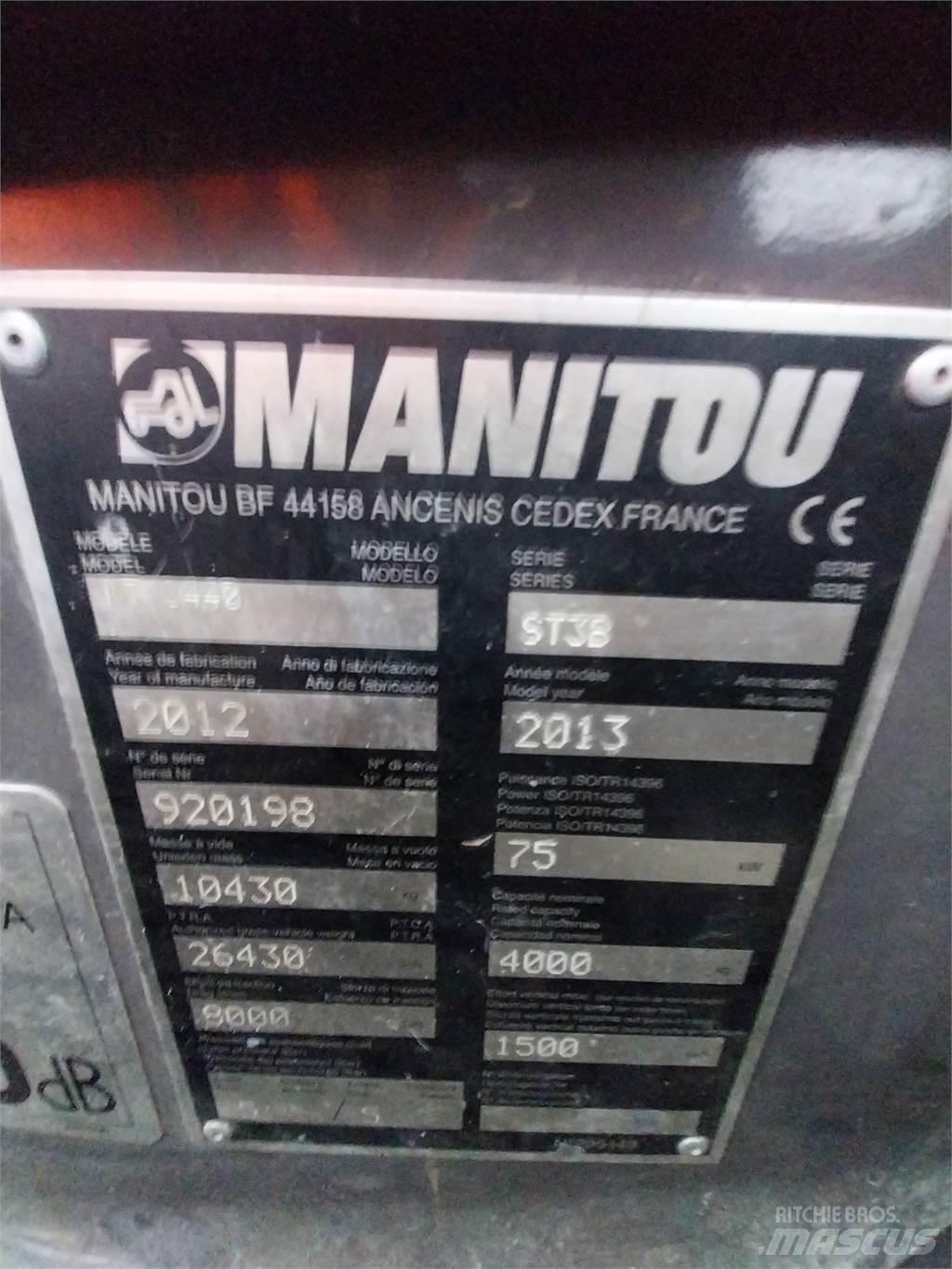 Manitou MT1440 Verreikers