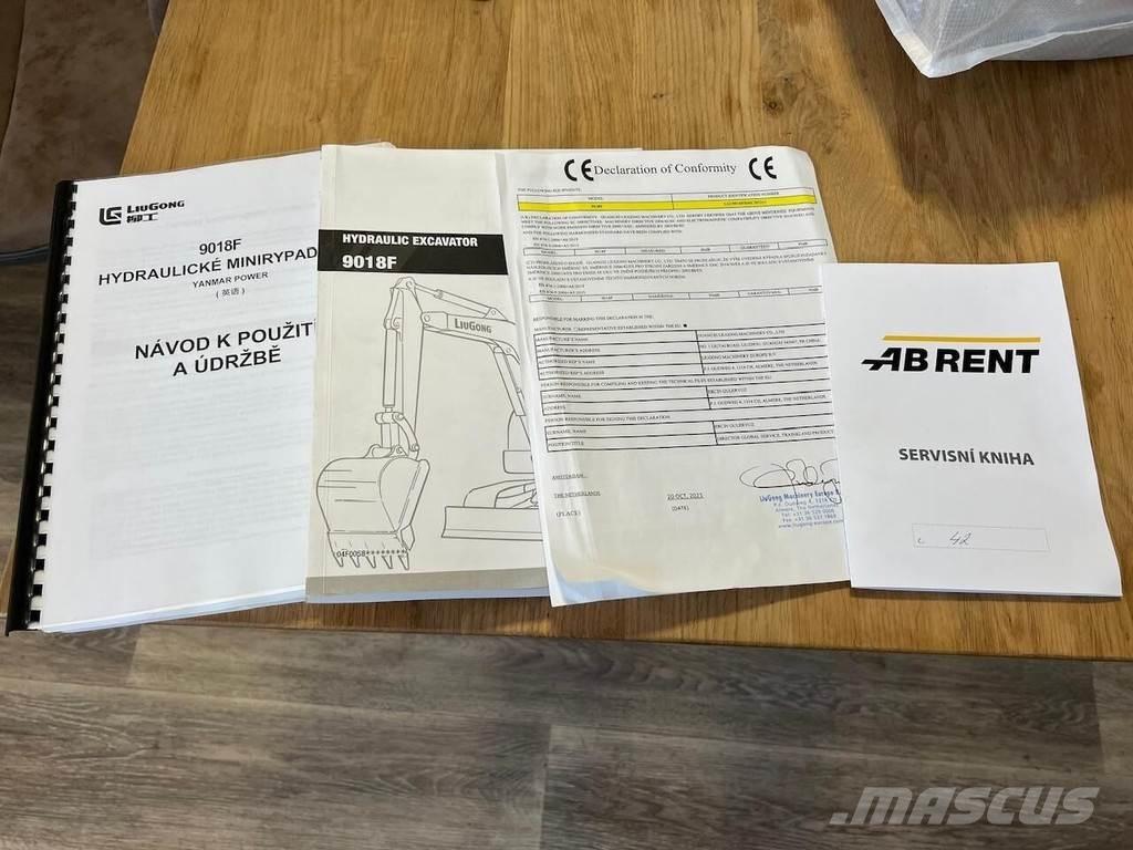 LiuGong 9018F Minigraafmachines < 7t