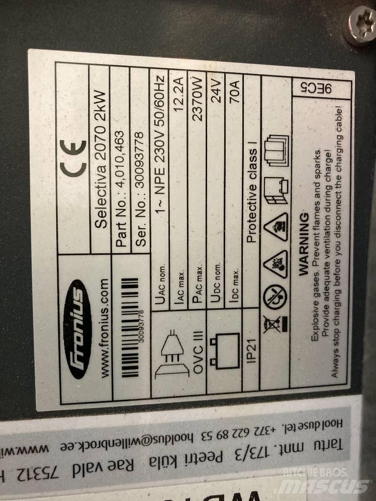 Linde E12/386 Elektrische heftrucks