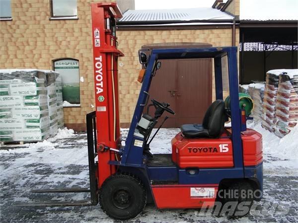 Toyota 5FGL15 LPG heftrucks