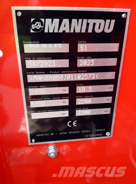 Manitou TMM25 4W Meeneemheftrucks