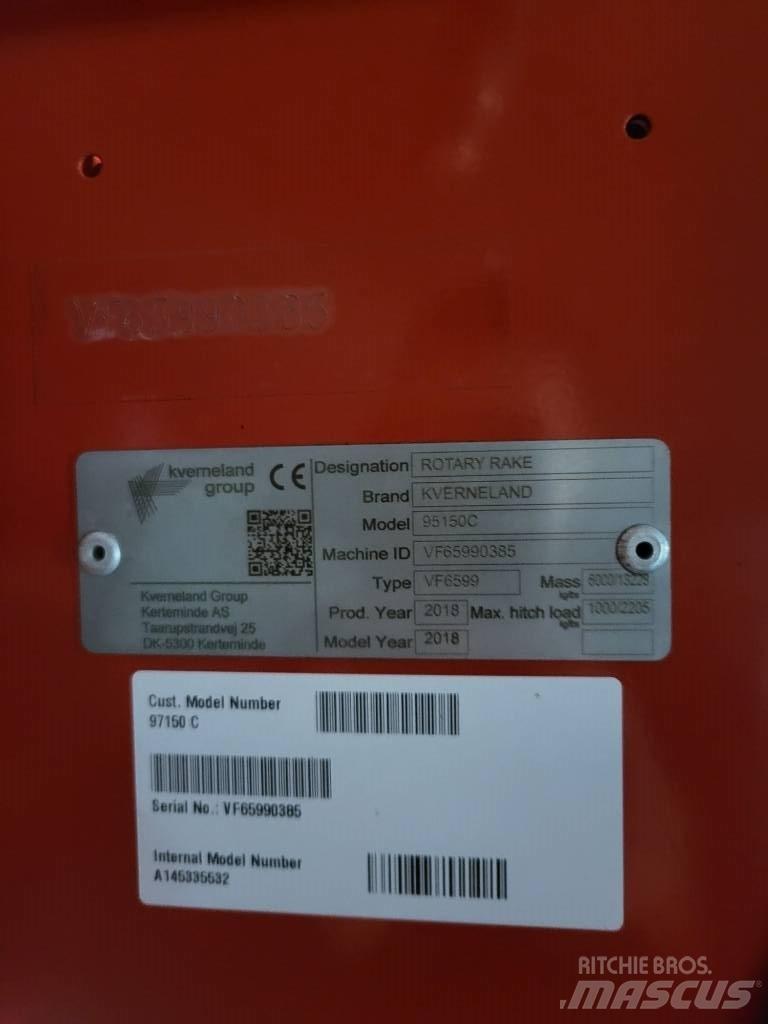 Kverneland 97150C Zwadharken