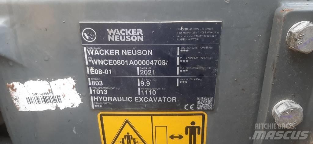 Wacker Neuson 803 Rupsgraafmachines