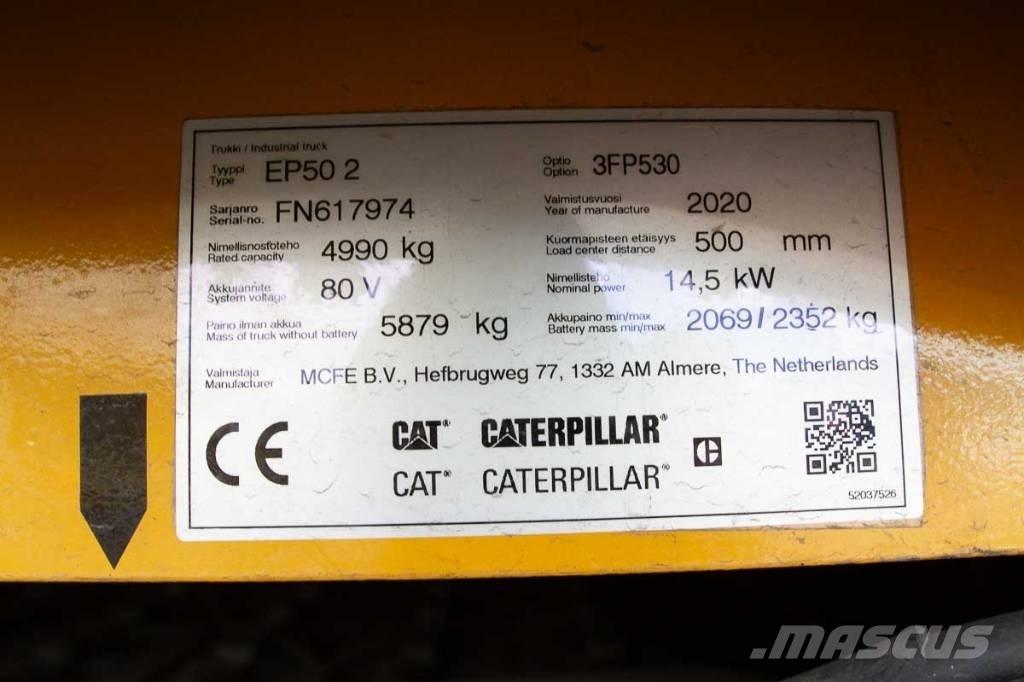 CAT EP 50 Elektrische heftrucks