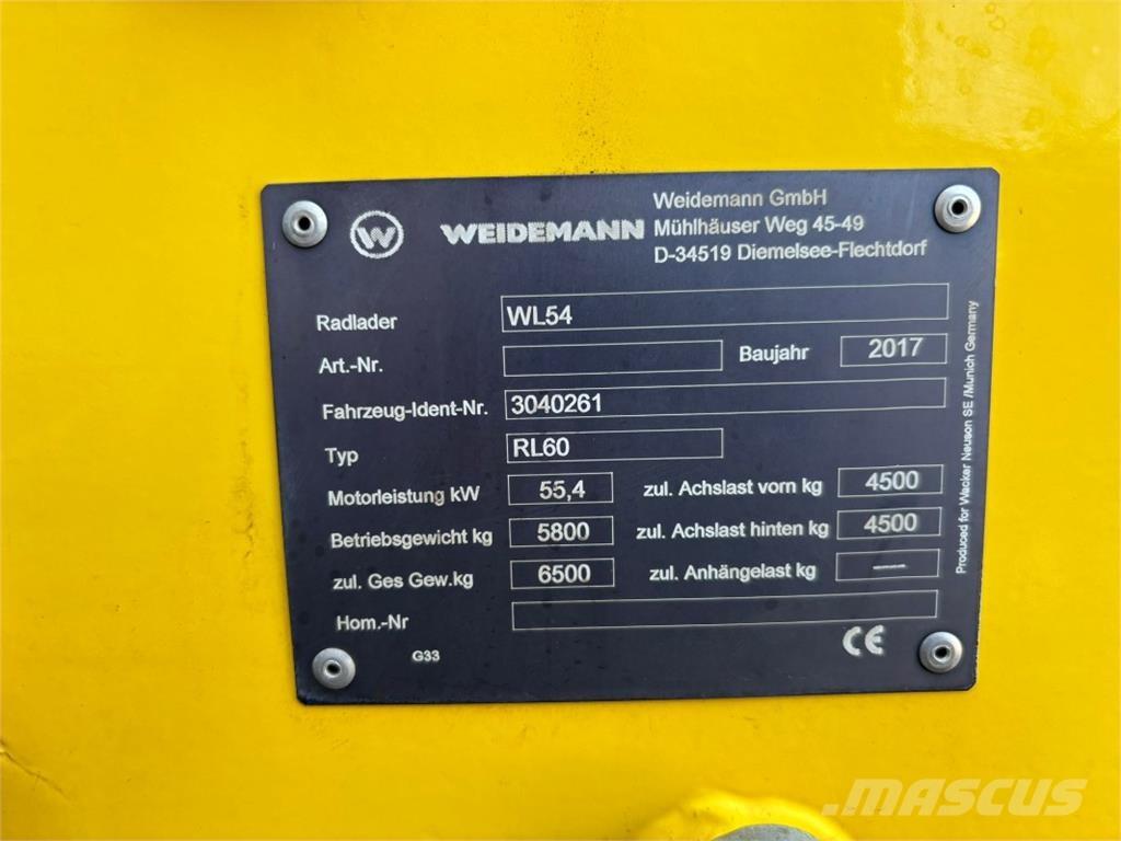 Wacker WL 54 Wielladers