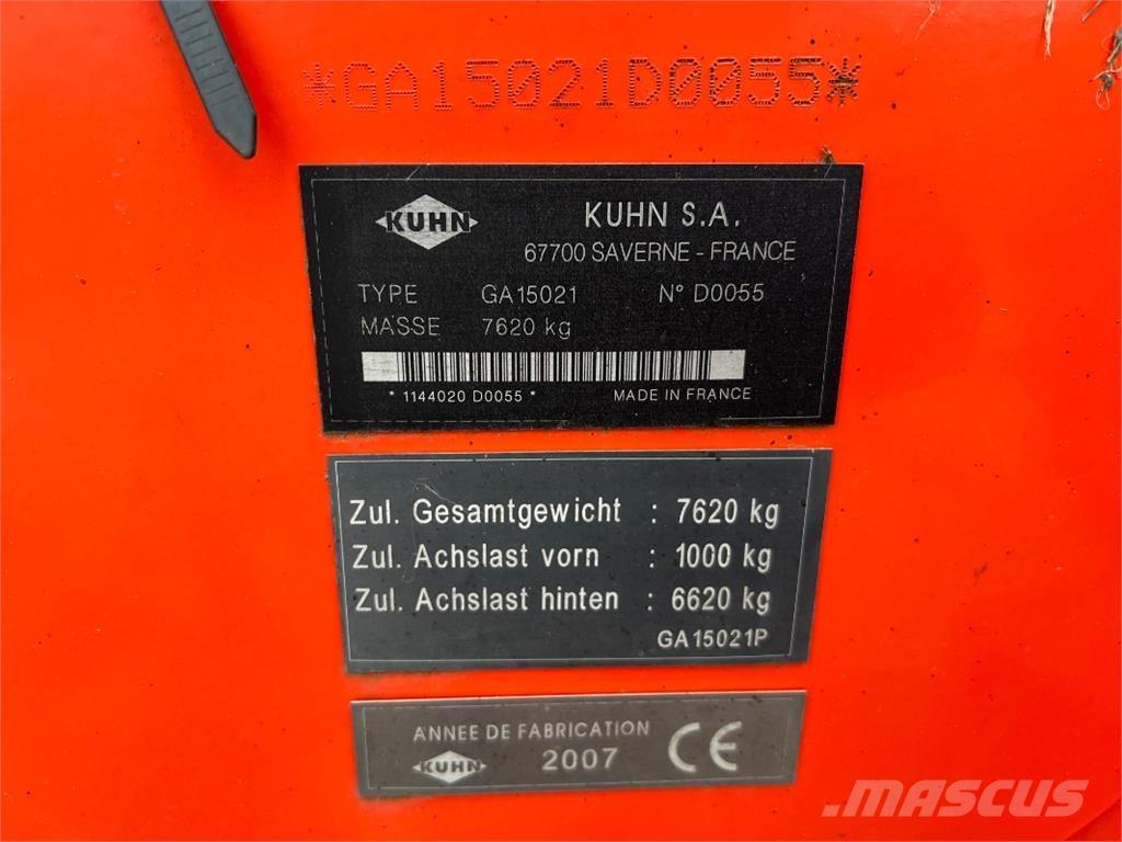 Kuhn GA 15021 Zwadmaaiers