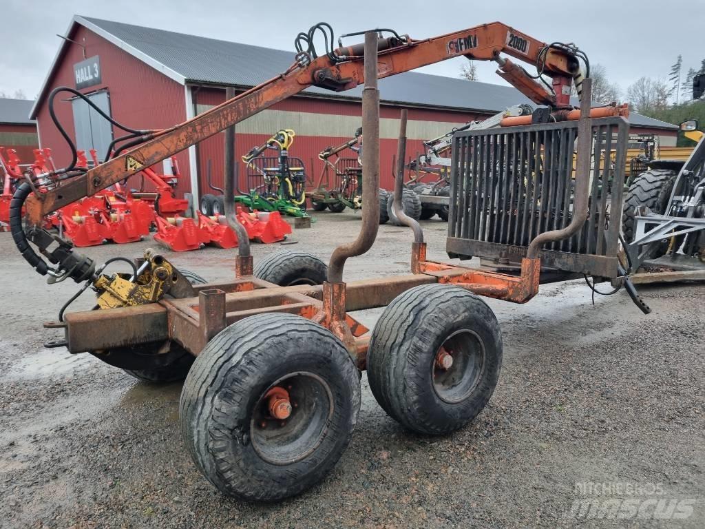 Moheda FMW2000 Bosbouwaanhangers