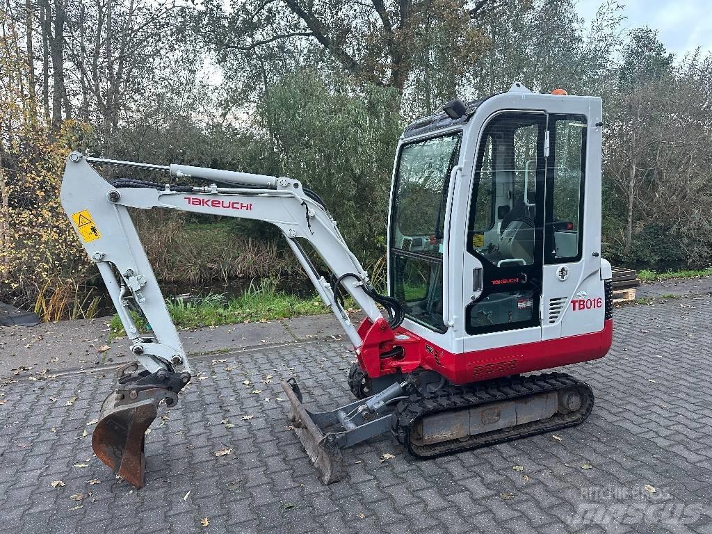Takeuchi TB 016 Minigraafmachines < 7t