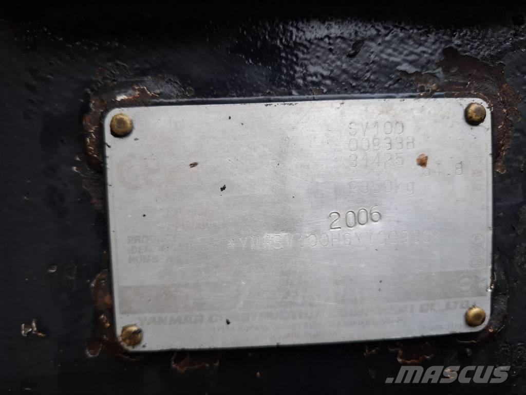 Yanmar SV 100 Midigraafmachines 7t - 12t