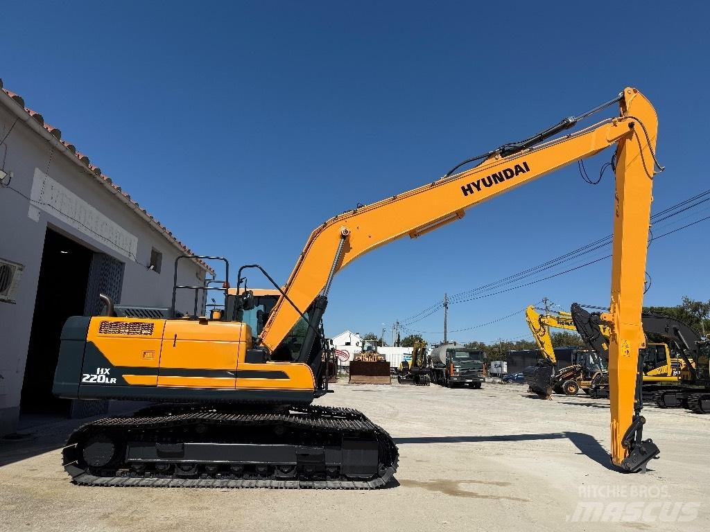 Hyundai HX220 LR Graafmachines Long Reach