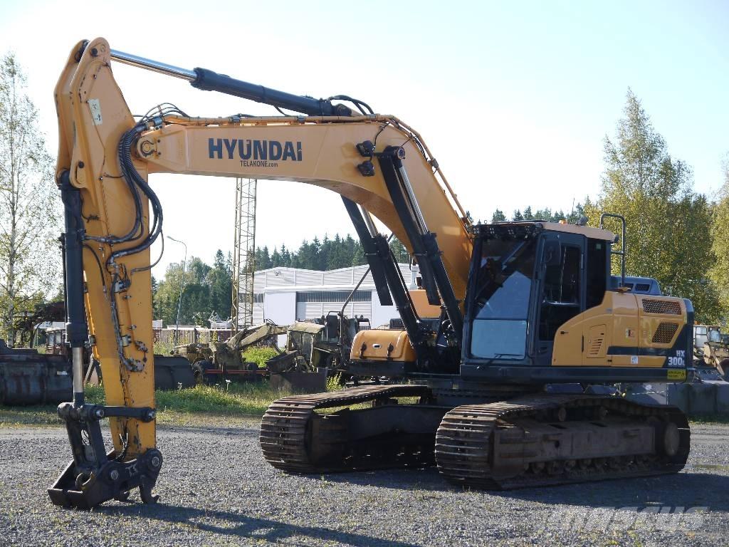 Hyundai HX 300 L Rupsgraafmachines