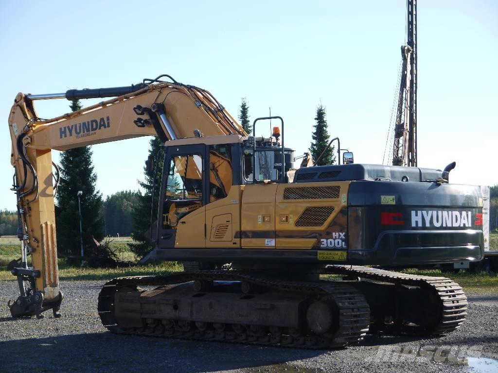 Hyundai HX 300 L Rupsgraafmachines