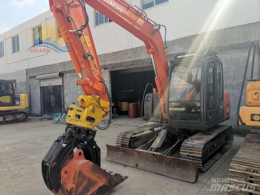 Hitachi ZX 80 Rupsgraafmachines