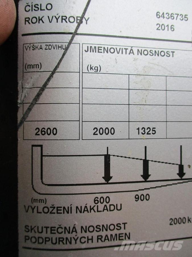 BT SPE 200L Meerij pallettruck met platform