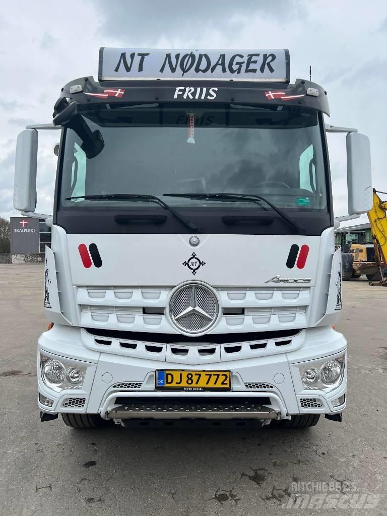Mercedes-Benz 3246 Vlakke laadvloer met kraan