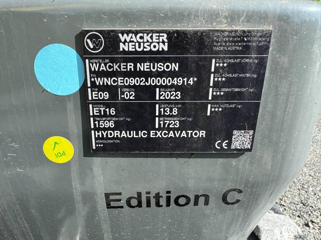 Wacker Neuson ET16 Rupsgraafmachines