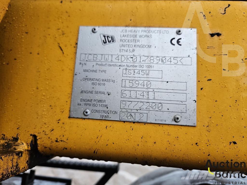 JCB JS 145 W Wielgraafmachines