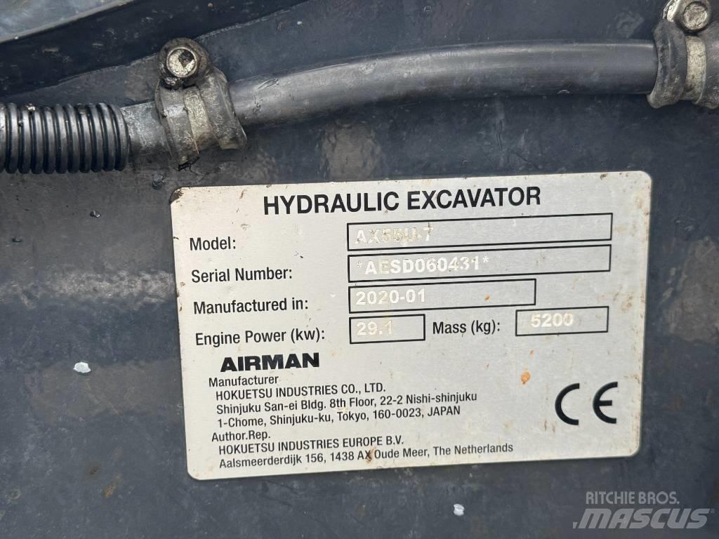 Airman AX 55 Minigraafmachines < 7t