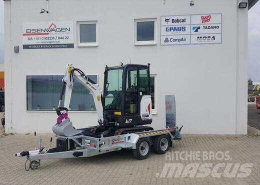 Bobcat E17 Minigraafmachines < 7t