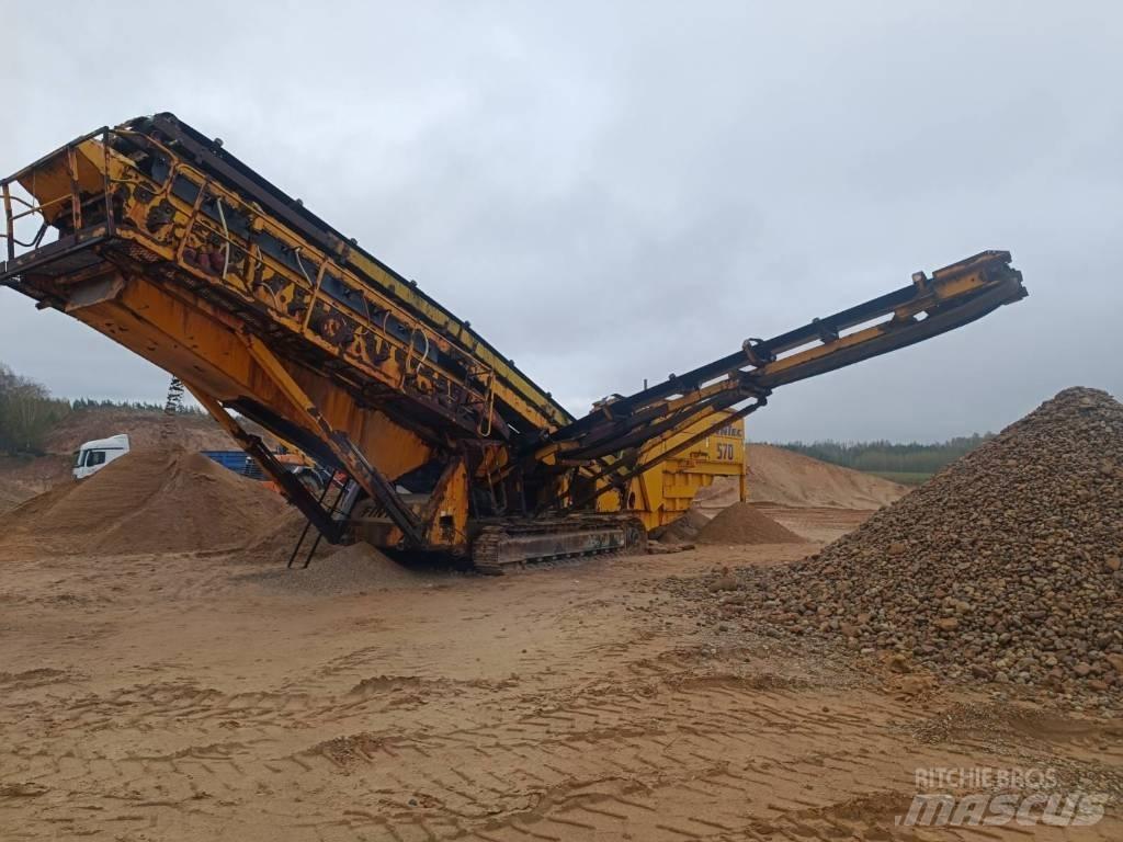 Fintec 570 Mobiele zeefinstallaties