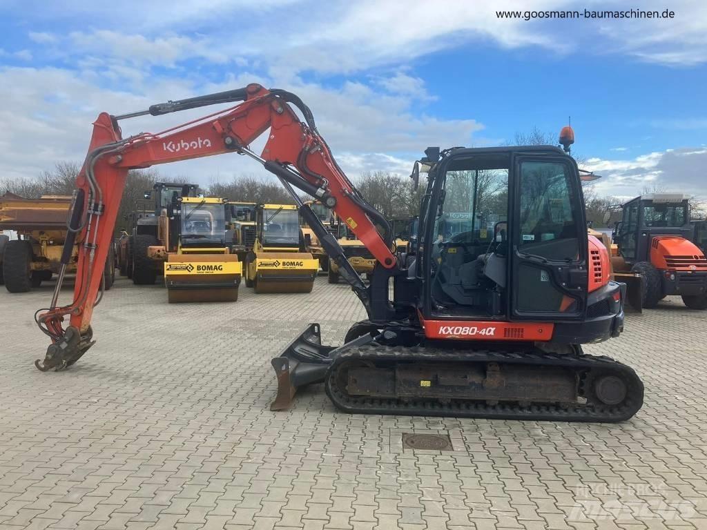 Kubota KX080-4a Midigraafmachines 7t - 12t