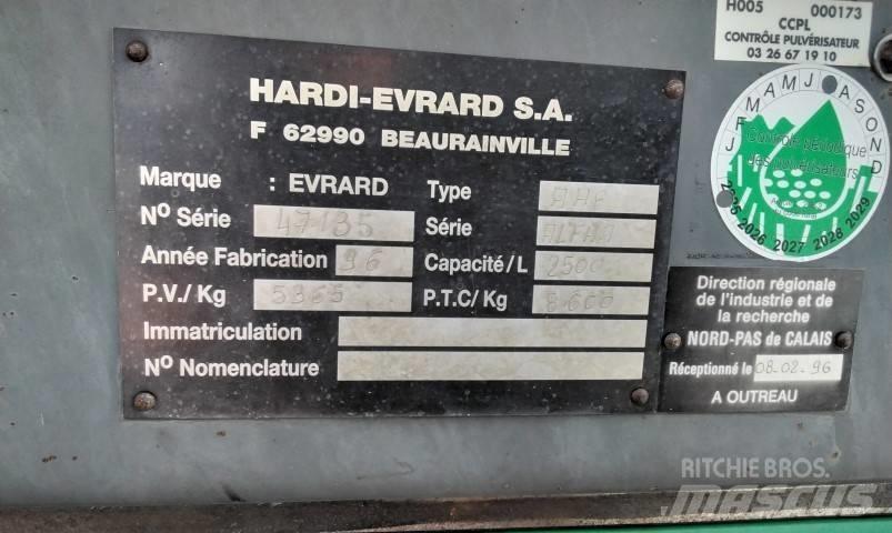 Evrard Alpha 2500 Zelfrijdende spuitmachines