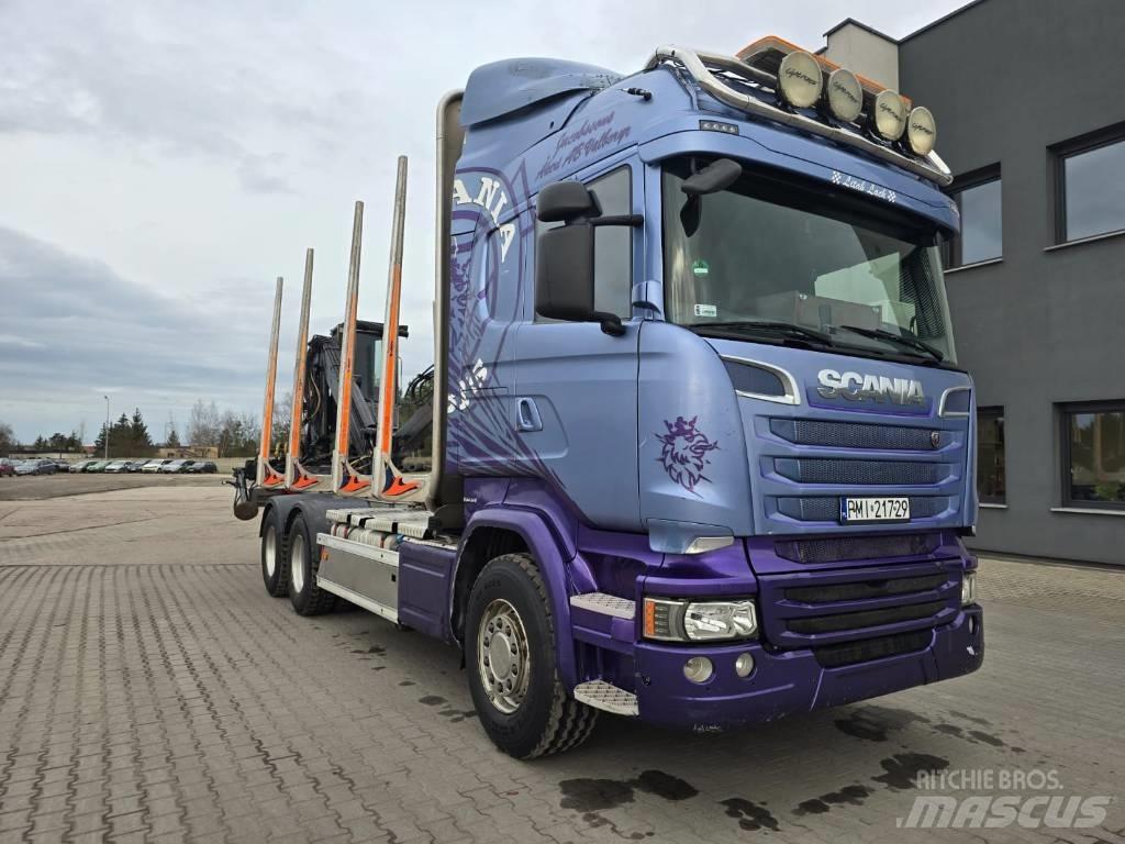 Scania R 580 Hout-Bakwagens