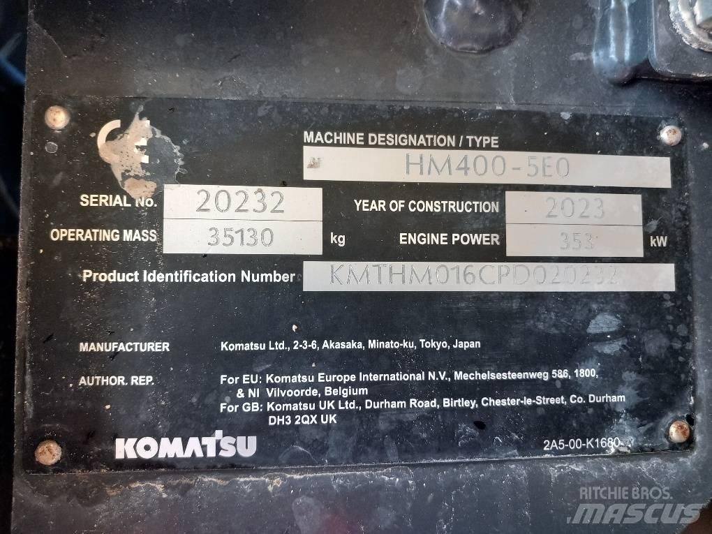 Komatsu HM400-5E0 Knik dumptrucks
