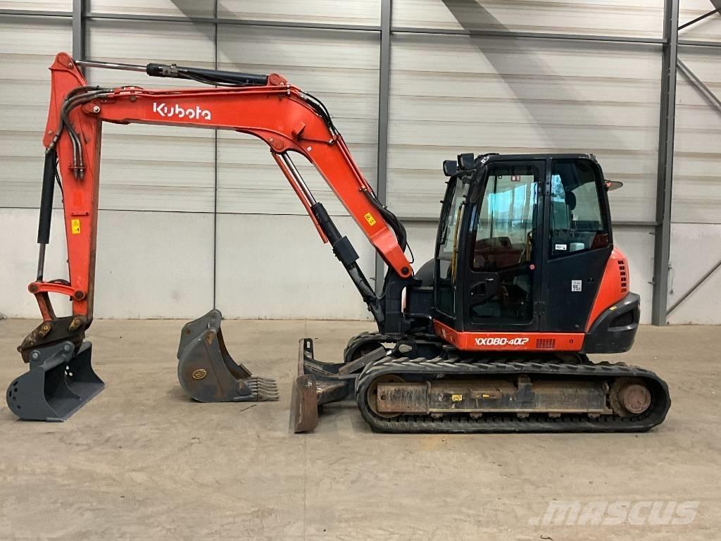 Kubota KX 080-4 A 2 Midigraafmachines 7t - 12t