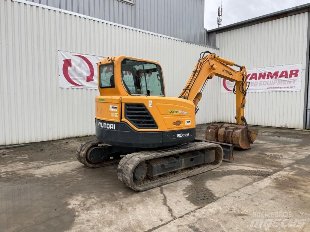 Hyundai R80CR-9 Midigraafmachines 7t - 12t