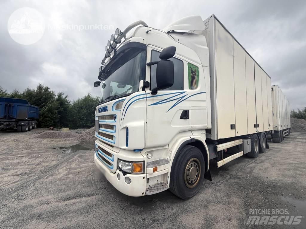 Scania R 480 LB Bakwagens met gesloten opbouw