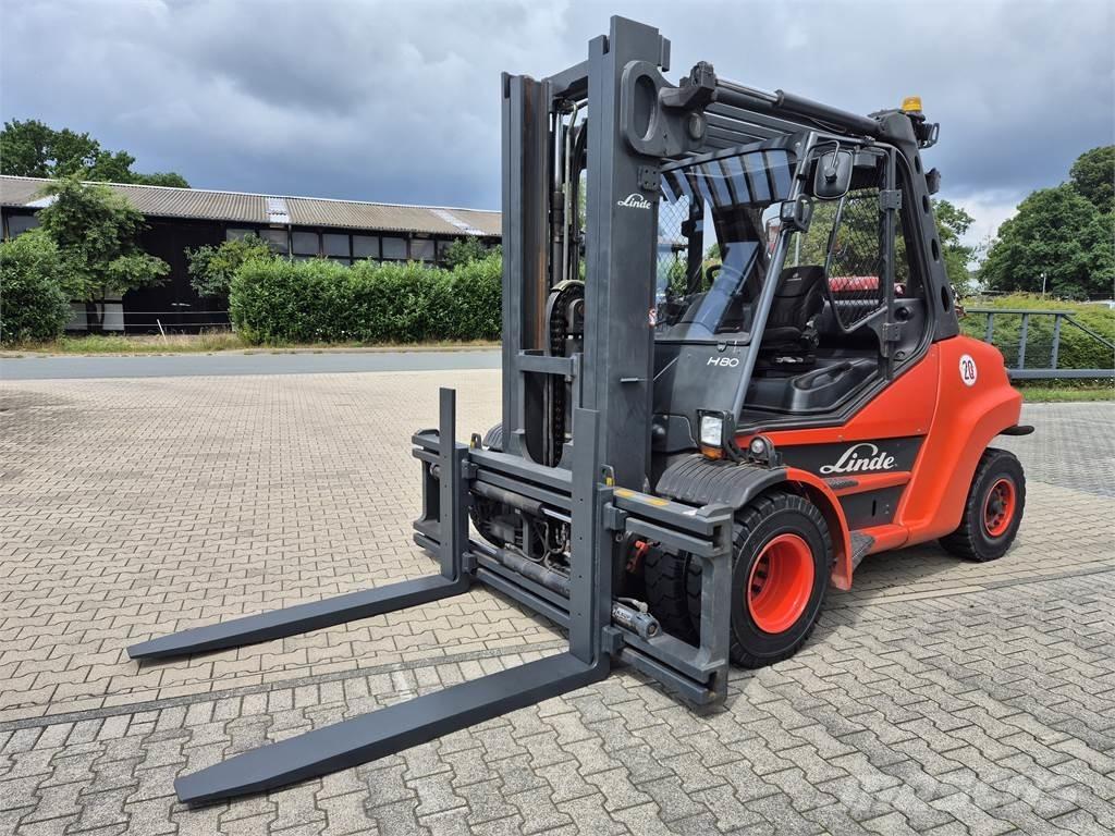 Linde H80T-900 LPG heftrucks