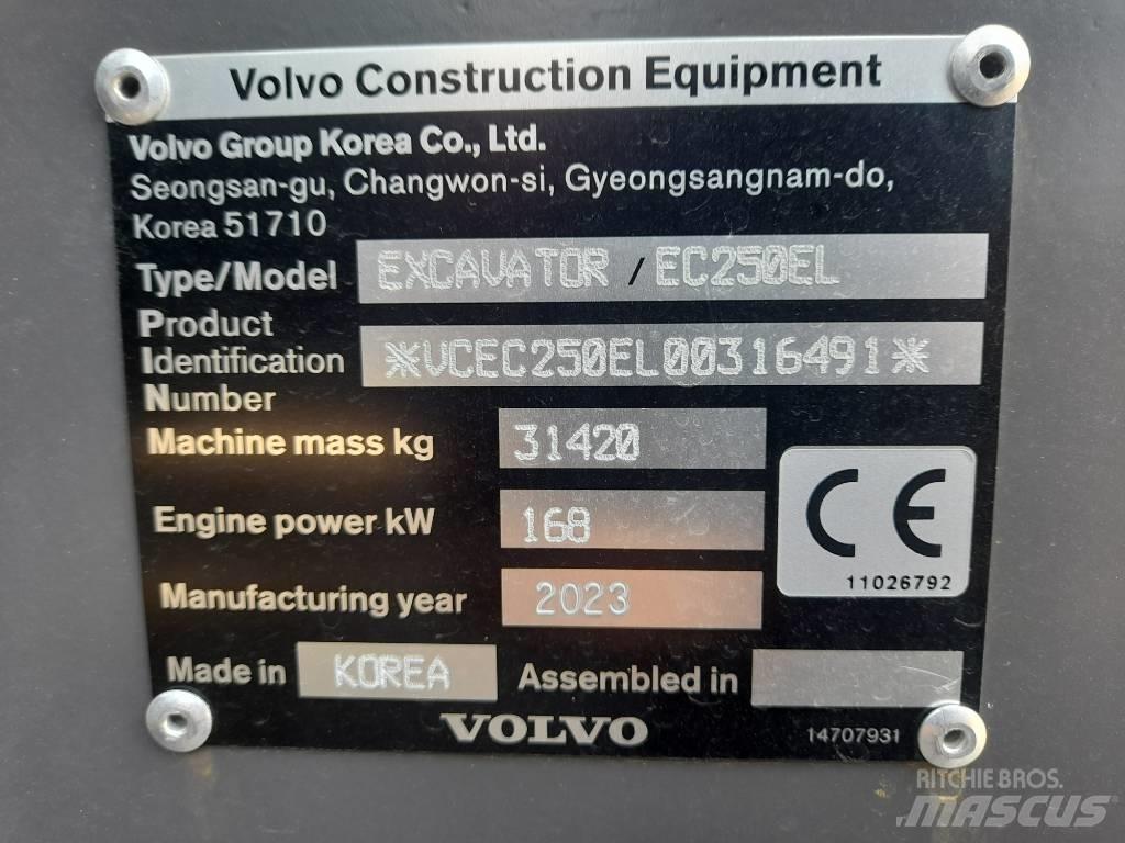 Volvo EC 250 EL Rupsgraafmachines