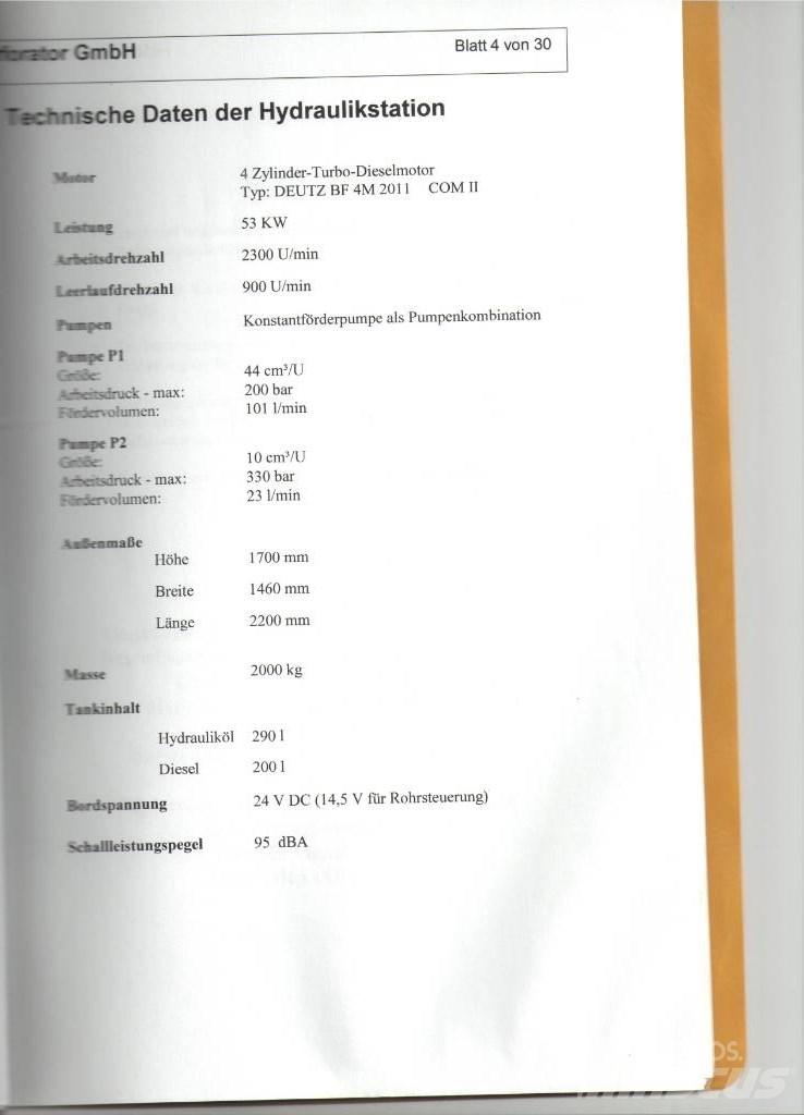  Perforator PBA100G Horizontale boorinstallaties