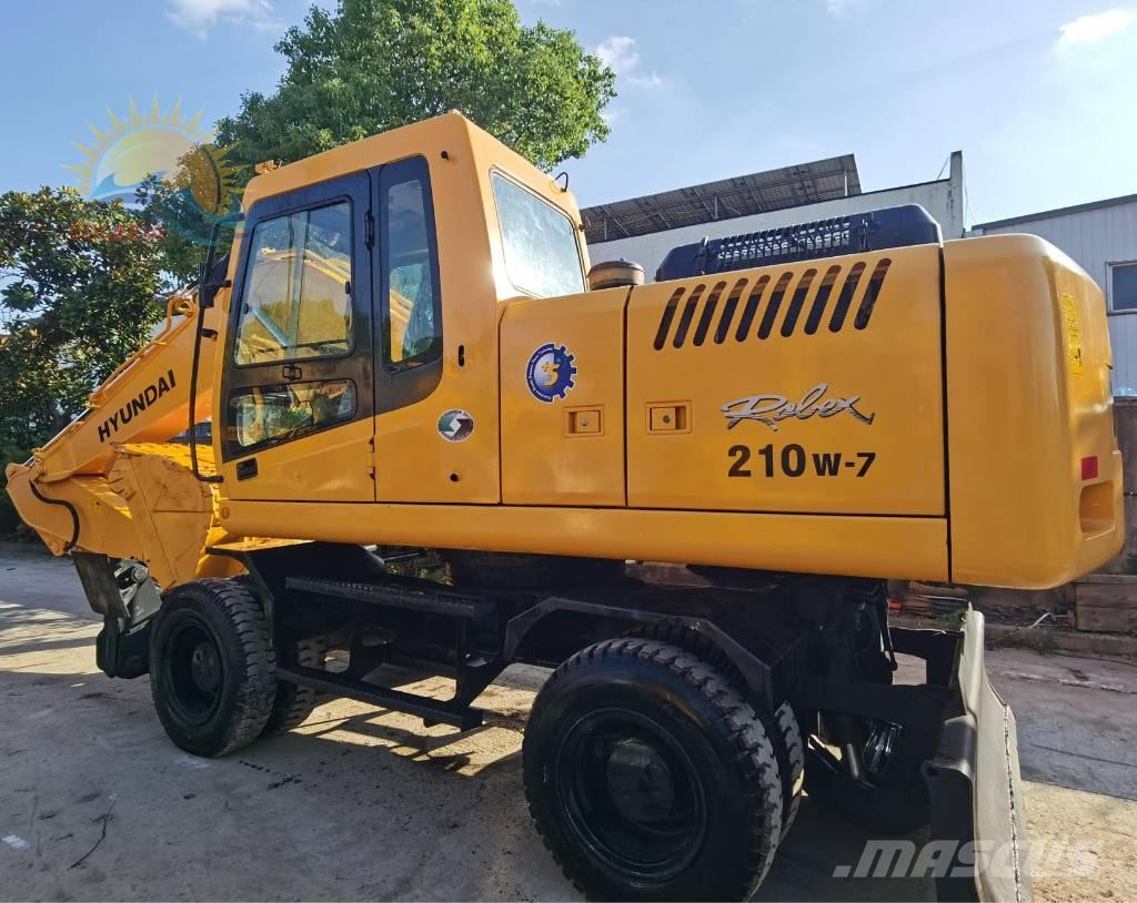 Hyundai robex 210w-7 Wielgraafmachines